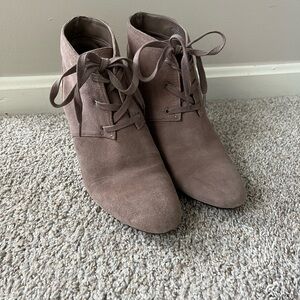 Ralph Lauren suede booties